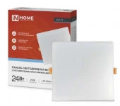 Панель LED встр SLP-FL 24Вт 230В 6500К 2160Лм 170мм с рег. монтаж. 50-160мм IP20 IN HOME - КОЛОРЛОН ВТД Новосибирск