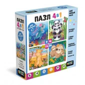 8580 Baby Games. Пазл 4в1 (9-16-25-36). Мама и малыш. 08580 - КОЛОРЛОН ВТД Новосибирск