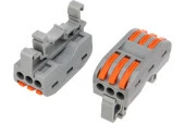 Rexant 07-5238-05 (5шт.) клемма СМК 222-423D проходная 3-полюсная, на DIN-рейку (0,08-4 мм2) - КОЛОРЛОН ВТД Новосибирск