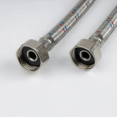 Гибкая подводка, F1/2xF1/2, SS304, латунь, 0,8 м, IDDIS, 926ABS08ZP О - КОЛОРЛОН ВТД Новосибирск