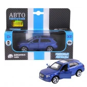 JB1200142ТМ "Автопанорама"  Машинка металл. 1:45 BENTLEY BENTAYGA, синий, инерция, откр. двери, в/к - КОЛОРЛОН ВТД Новосибирск