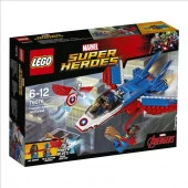 76076 Игрушка Супер Герои Воздушная погоня Капитана Америка™ - КОЛОРЛОН ВТД Новосибирск