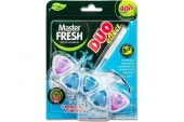 Master FRESH подвесной блок для унитаза DUO EFFECT 400 смываний 5в1 формула GOLD МОРСКОЙ, 1шт - КОЛОРЛОН ВТД Новосибирск