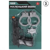 JB0207037 ТМ "КОМПАНИЯ ДРУЗЕЙ", Серия "Маленький воин", Набор  "Полиция", 31*19*2,5 см - КОЛОРЛОН ВТД Новосибирск