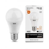 10W Led Gauss 23210 A60 E27 3000K - КОЛОРЛОН ВТД Новосибирск