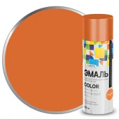 Эмаль аэрозольная Лакра Color универсальная  Оранжевый 68 - КОЛОРЛОН ВТД Новосибирск
