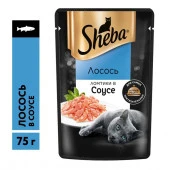 75Г  ВЛАЖНЫЙ КОРМ SHEBA Д/К ЛОСОСЬ В СОУСЕ  127918 - КОЛОРЛОН ВТД Новосибирск