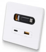 РозеткаDori, кабельType-C+USB A+C,белый 53310 - КОЛОРЛОН ВТД Новосибирск