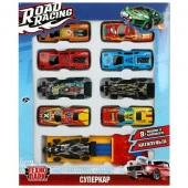 358692 Машина металл ROAD RACING набор СУПЕРКАР 7,5 см, 9 шт,асс., кор. Технопарк 2*96наб - КОЛОРЛОН ВТД Новосибирск