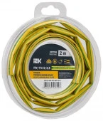 Трубка ТУТ нг-LS 5/2,5 жел-зел. (2м) IEK - КОЛОРЛОН ВТД Новосибирск