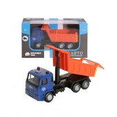 1200088ТМ "Автопанорама" Машинка металлическая "Самосвал", 1:54, цвет синий, инерция, в/к 16,5*6,4*9 - КОЛОРЛОН ВТД Новосибирск