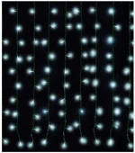 Электрогирлянда на 220 LED ламп, размер 300x200 cм, холодный белый, 8 режимов, арт.92813 - КОЛОРЛОН ВТД Новосибирск
