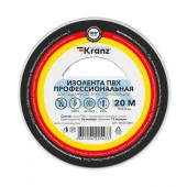 Изолента ПВХ 19мм/20м/0,18мм белая KRANZ Professional - КОЛОРЛОН ВТД Новосибирск