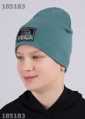 CLEVER 546605р Шапка детская, 52-54, Т.зеленый - КОЛОРЛОН ВТД Новосибирск