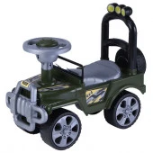 JB5300382 ТМ "Компания Друзей" Каталка Толокар "Внедорожник" хаки, сигнал на руле, в/к 55х45х24 см - КОЛОРЛОН ВТД Новосибирск
