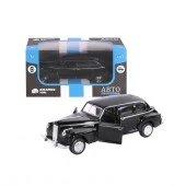 1200077ТМ "Автопанорама" Машинка металлическая, 1:43, цвет черный, инерция, в/к 14*5,7*6,8 см - КОЛОРЛОН ВТД Новосибирск