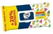 Салфетки влажные Emily Style Tropic с крышкой 100+20шт - КОЛОРЛОН ВТД Новосибирск