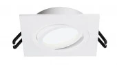 ***Точка WOLTA WDL-GU5.3/01W-S IP20 GU5.3 квадратный Белый ALTO 92x92х22 - КОЛОРЛОН ВТД Новосибирск