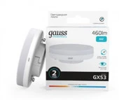 6W Лампа Gauss Elementary GX53 460lm 4100K LED - КОЛОРЛОН ВТД Новосибирск