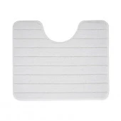 Коврик для ванной комнаты  50*60 см, WAVE, WHITE FOR-PP-WAV50-60W - КОЛОРЛОН ВТД Новосибирск