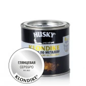 HUSKY-KLONDIKE Краска по металлу глянцевая серебро RAL 9023  (250мл; 6шт) - КОЛОРЛОН ВТД Новосибирск