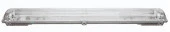 Свет-к линейный G13/T8 LE P IP65,  2*10W 0,6м, серый, прозр. расс-ль - КОЛОРЛОН ВТД Новосибирск