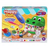 409521 Набор с тестом для лепки динозавр-зубастик, 33 см HAPPY DOH в кор.3шт - КОЛОРЛОН ВТД Новосибирск