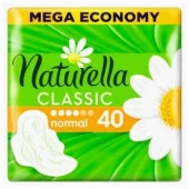 NATURELLA Classic Женские гигиенические прокладки с крылышками Camomile Normal Quatro 40шт - КОЛОРЛОН ВТД Новосибирск