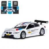 JB1200141ТМ "Автопанорама"  Машинка металл. 1:42 BMW M3 DTM, белый, инерция, откр. двери, в/к 17,5*1 - КОЛОРЛОН ВТД Новосибирск