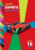 16Бц4_20031 "ECO" Набор бумаги цв. Двухсторонней бум Офсет.16л 16 цв. А4ф обл. мел.бум на ск.-Sport - КОЛОРЛОН ВТД Новосибирск