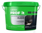 Краска интерьерная латексная Лакра PROF IT BLACK чёрная 3 кг - КОЛОРЛОН ВТД Новосибирск