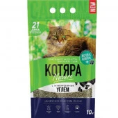 КОТЯРА  наполн.Комкующийся с активированным углем 10л пакет - КОЛОРЛОН ВТД Новосибирск