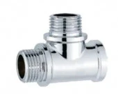 Тройник (хром) 3/4"х3/4"х3/4 н/н/в резьба K-TMMF333  TIM - КОЛОРЛОН ВТД Новосибирск