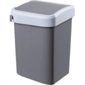 Контейнер д/мусора 10,0л Smart Bin серый  434214711 Быт - КОЛОРЛОН ВТД Новосибирск