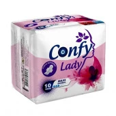 Confy Lady Гигиенические женские прокладки MAXI NORMAL, 10шт - КОЛОРЛОН ВТД Новосибирск