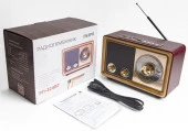Радиоприемник "БЗРП РП-324BT", УКВ 64-108МГц, СВ, КВ, бат. 2*R20, 220V, USB/microSD/AUX, лупа - КОЛОРЛОН ВТД Новосибирск