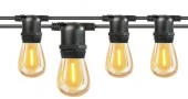 Гирлянда Белт Лайт Gen-10M-20E27-IP65 Black (Шаг 50См/16а/2*1,5mm +3m шнур) - КОЛОРЛОН ВТД Новосибирск