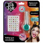 лак для ногтей и стразы, цвет бирюзовый TIK TOK GIRL  NP77448TTG - КОЛОРЛОН ВТД Новосибирск