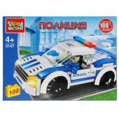 314434 Конструктор полицейская машина, 108 дет. Город мастеров в кор.80шт - КОЛОРЛОН ВТД Новосибирск