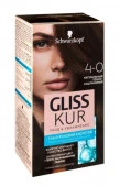 Gliss Kur 4-0 темно-каштановый Стойкая крем-краска - КОЛОРЛОН ВТД Новосибирск
