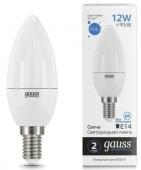 12W Gauss Elementary Свеча 12W 950lm 6500K Е14 LED Ав - КОЛОРЛОН ВТД Новосибирск