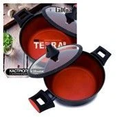 Кастрюля TERRACOTTA алюминиевая с антипригарным покрытием Д22см 2,9л 51022/6 - КОЛОРЛОН ВТД Новосибирск