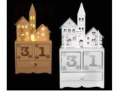 Светящаяся декорация настольная "Ночной город", 2 LED лампы. Размер: 12х6,5х25,5 см. (95385-2) - КОЛОРЛОН ВТД Новосибирск