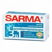 Sarma Мыло хозяйственное Антибактериальное 140г - КОЛОРЛОН ВТД Новосибирск