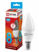 8W LED-СВЕЧА-VC 8Вт 230В Е14 4000К 760Лм IN HOME - КОЛОРЛОН ВТД Новосибирск