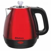 SAKURA Чайник электр SA-2188RB (1.8) красн/черн - КОЛОРЛОН ВТД Новосибирск