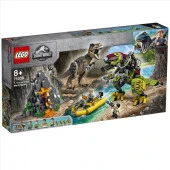 75938Игрушка Jurassic World Бой тираннозавра и робота-динозавра™ - КОЛОРЛОН ВТД Новосибирск