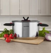 Sr0128  Кастрюля с крышкой Servitta 3,4 литра серия Compatto - КОЛОРЛОН ВТД Новосибирск