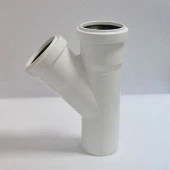 Тройник d50/50 угол 45 град. ЛЮКС - КОЛОРЛОН ВТД Новосибирск