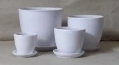 Белый горшок 0,4 л № 5 - КОЛОРЛОН ВТД Новосибирск
